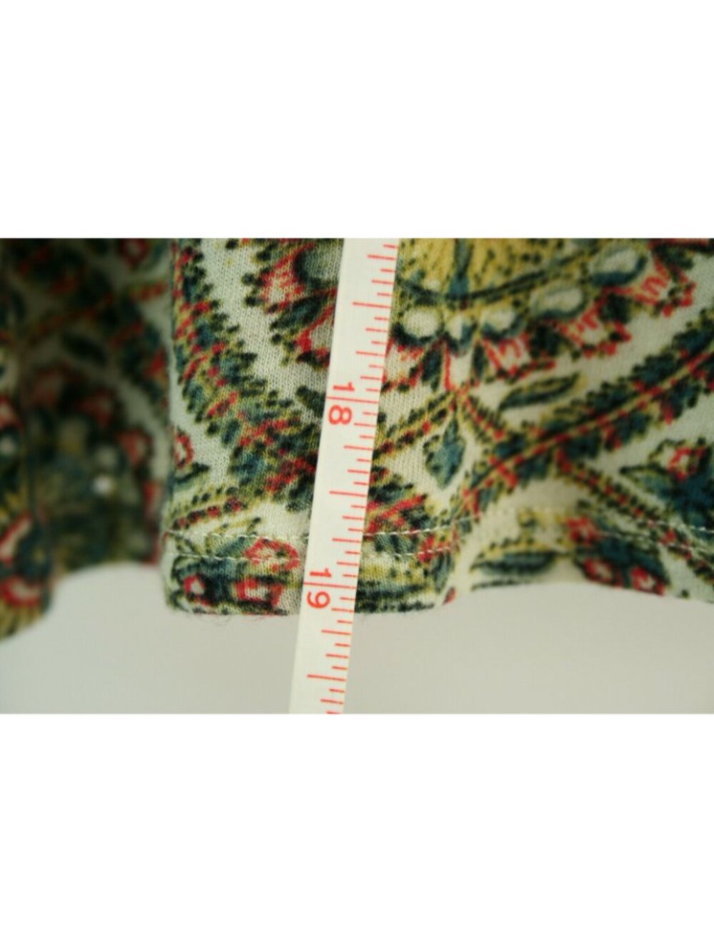 Tiny Anthropologie Womens Sz S Floral Knit Tank w/Silk Cape Sleeve Shirt blouse - Picture 8 of 8